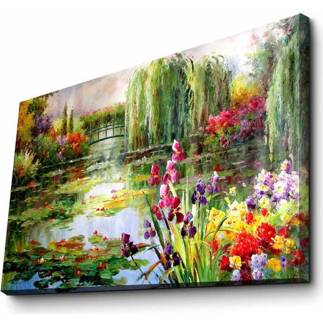 Decorazione artistica da parete con stampa su tela Painting Multicolore (1/5)