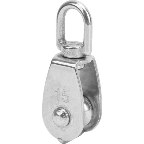 Poulie simple 304 pour câble métallique M15 (1/5)