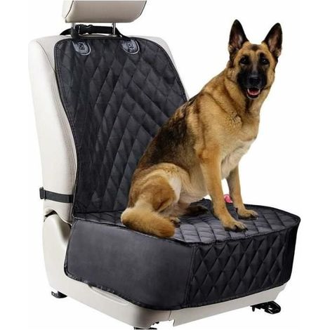 KLVGTIFS PUCouvre siège pour chien - Noir - 45x45x58cm - Résistant aux rayures - Imperméable - Antidérapant (1/5)