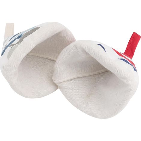 Housses de Protection en Coton 2pcs pour Couvercles de Pots Triangulaires Design Suspendu, Faciles à Nettoyer, pour Barbecue et Restaurant (1/5)