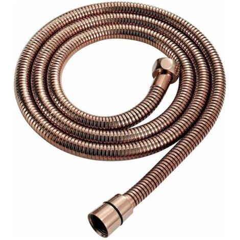 150 cm Duschschlauch, alter Retro-Duschschlauch aus Kupfer, Duschschlauch aus Messing, Duschschlauch in Roségold, Ephe