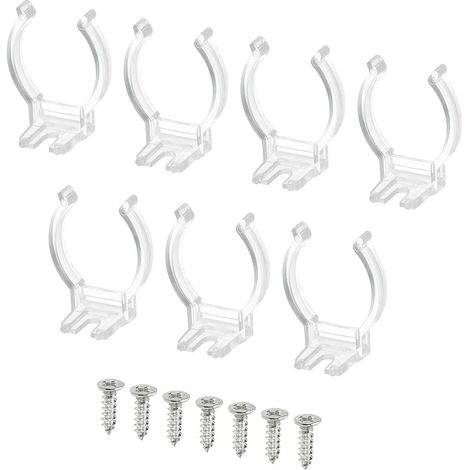 T8 U Clips Support Console Fluorescent Tube Lumière Fixture (1/5)