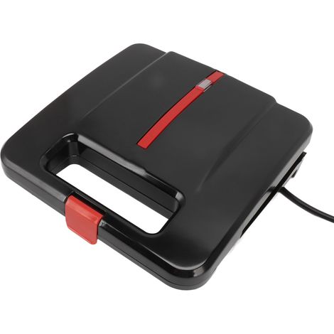 Appareil à panini 4 tranches, petit format, plaque de cuisson antiadhésive, température réglable, poignée isolante, prise européenne 220 V