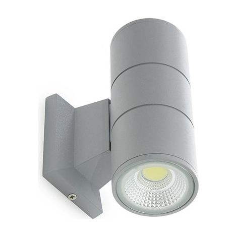 Lampada da parete a LED 14W 1347Lm 3000ºK Bella IP65 40.000H [HO-COBWALL-2X7-WW] (1/5)