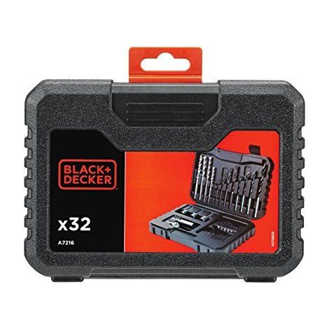 Coffret perçage/vissage BLACK+DECKER A7216-XJ 32 pieces (1/5)