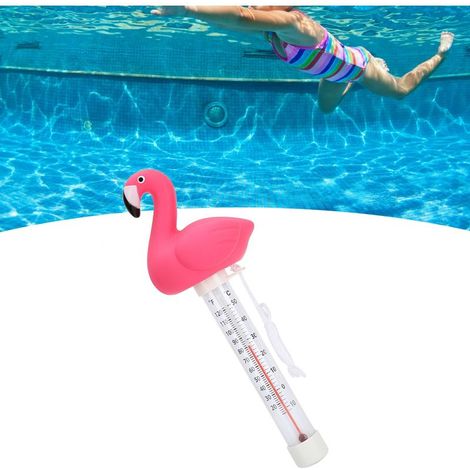 Thermomètre flottant pour piscine, thermomètre à eau avec cordon pour spas et jacuzzis (1/5)