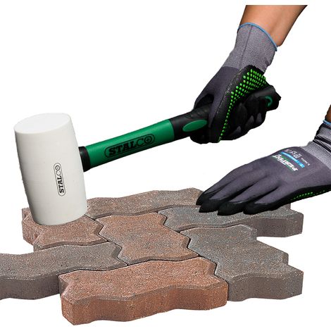 MARTILLO DE GOMA STALCO PARA PAVIMENTACI脫N 115 MM
