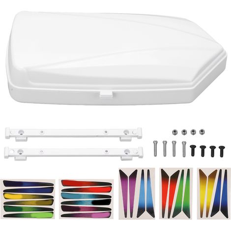 Coffre de rangement pour bagages de toit de voiture RC 1/10 1/8, pièce de rechange blanche (1/5)