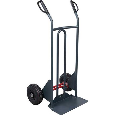 Diable basculement assisté - Roues increvables - Charge max 350kg - 810300122