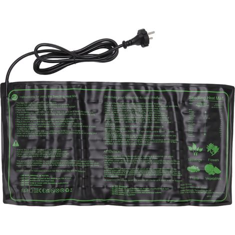 Tapis chauffant étanche pour semis, 220-240 V, pour jardinage et horticulture (prise UE). (1/5)