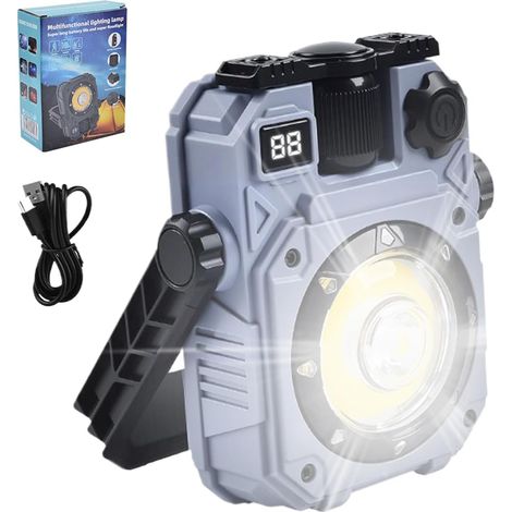 Lampe de Travail Rechargeable,Lampe LED Rechargeable à (1/5)