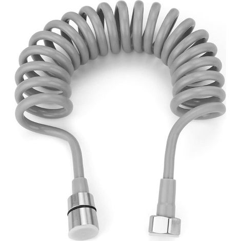 Manguera ducha, 1,5 m (Apta interfaz universal 4 cm, rosca macho 20 mm), Manguera ducha flexible resorte, Manguera ducha telescópica flexible ABS (1/5)