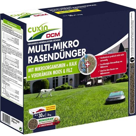 CUXIN Multi-Mikro Rasendünger Minigran, 3 kg