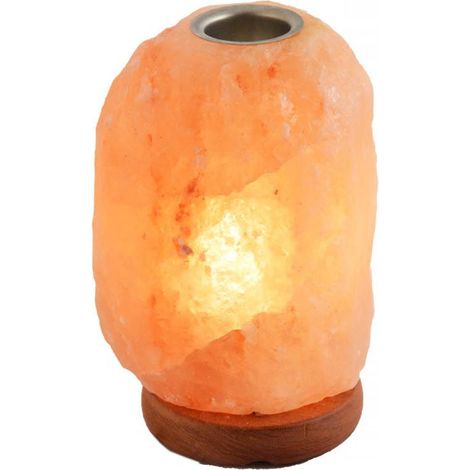 Lampada di Sale Himalayano Rosa naturale Aroma Brucia essenze 2-3Kg