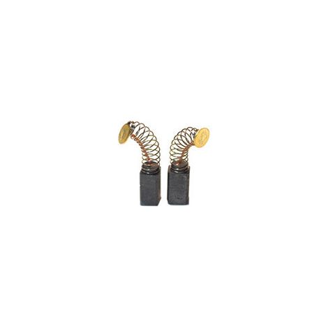 Juego de 2 carbones adaptables para Skil. Dimensiones: 6 x 7 x 11 mm.