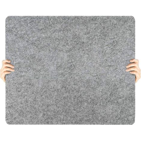 Bügelbrett aus Wollfilz, 30,5 × 46 cm, tragbare, hitzebeständige Bügelmatte zum Bügeln von Kleidung zu Hause