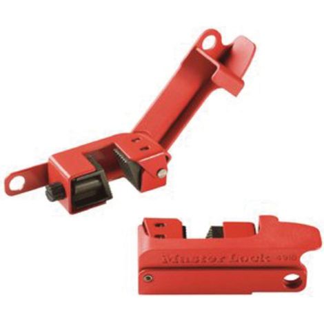 Master Lock Griptight Large Circuit Breaker Lockout (Model MLKS491B) for Enhanced Electrical Safety and Lockout Security