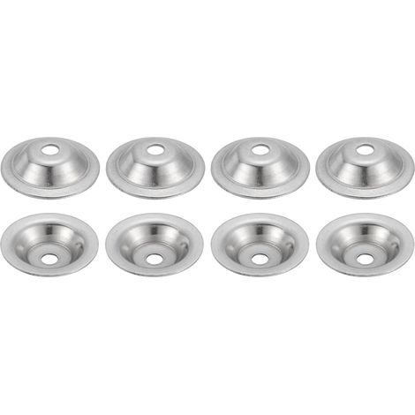 8 Pcs M8 Rondelles Inox 2x50mm Acier Inoxydable 304 Rondelle d'Arbre pour Meuleuse d'Établi, Polisseuse à Brosse Métallique, Argenté (1/5)