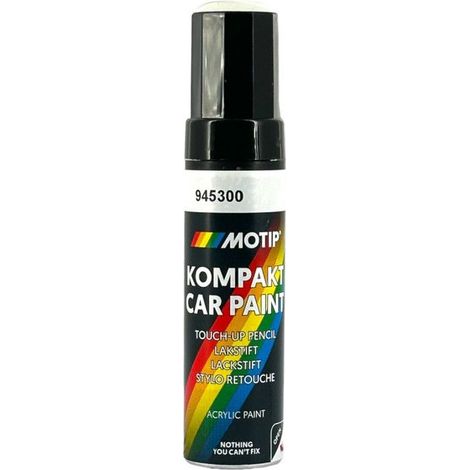 PINCEAU RETOUCHE 945300 BLANC BRILLANT MOTIP TOUCH UP 12 ML