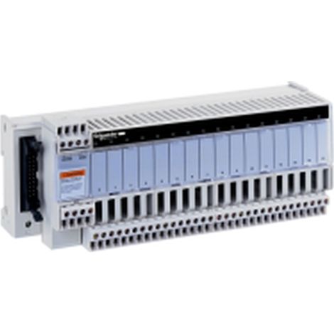 Unterbau für SCHNEIDER TELEFAST 16-Kanal-Verbindungsrelais, Spannung 19-30 V, IP 410