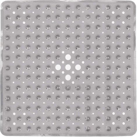 Tappetino doccia quadrato antiscivolo per docce interne, 53 x 53 cm, tappetino doccia per pavimenti del bagno, tappetino morbido per il bagno (1/5)