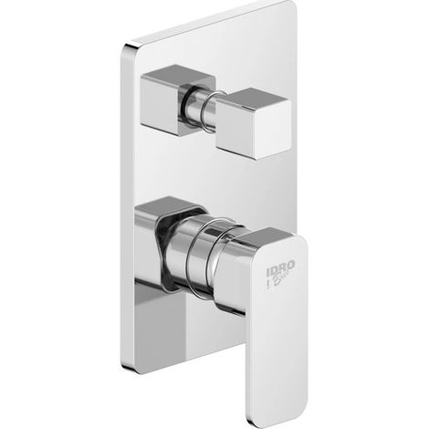 Miscelatore incasso doccia con deviatore Bevel Ø35 cromato (1/2)