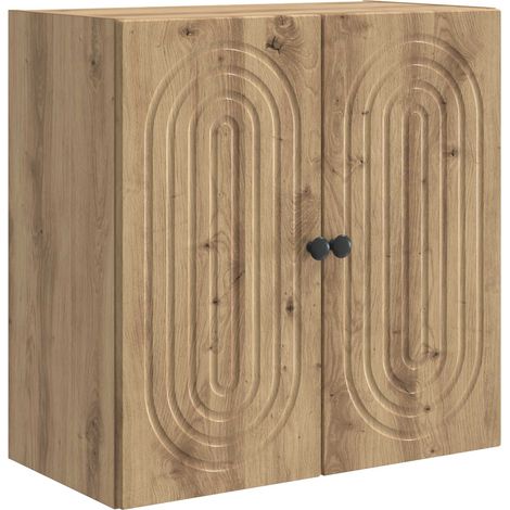 vidaXL Armoire Murale Chêne artisanal 59 x 31 x 60 cm