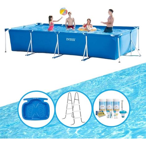 Intex Piscine Tubulaire Rectangulaire - 450x220x84 cm - 4-pièces  S22363 (1/5)