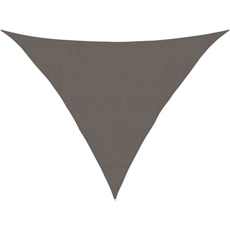 Vela Parasole Telo Ombra Parasole a Vela 160 g/m² Antracite 4x4x5,8 m in HDPE (1/4)