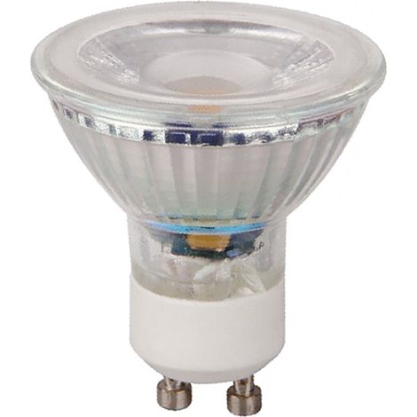 IluminaShop - Bombilla LED GU10 Glass 7W 38º  Blanco Neutro 4500K (1/2)
