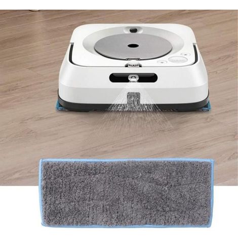 Lingettes Réutilisables - Pour Nettoyage Sol Robot Braava Jet M6 - Microfibre Non Tissée - Lot De 10 (1/4)