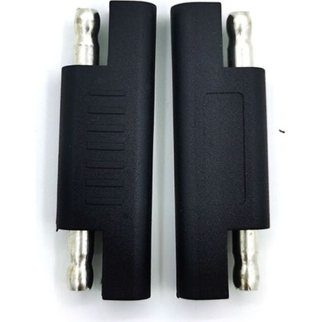 Lntyq Lot de 2 adaptateurs de connecteur SAE vers SAE à polarité inversée - Déconnexion rapide - Câble d'extension pour panneau solaire - Chargeur de batterie