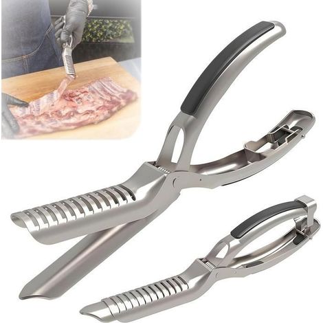 Outil de préparation des côtes outil de retrait de membrane l'outil ultime pour les amateurs de barbecue accessoires pour (1/5)