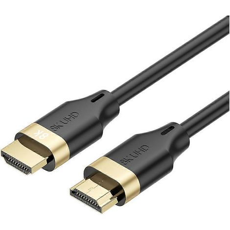 Câble 8K HD 2.1 4K 120 Hz / 8K 60 Hz 48 Gbit/s EARC ARC HDCP Ultra Haute Vitesse HDR pour RTX, ordinateur portable, projecteur, TV HD, 5 m (1/5)