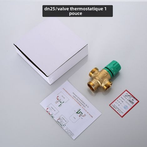 Robinet de Radiateur, Robinet thermostatique sans raccord DN25/1",Robinet Thermostatique pour Radiateur (1/4)