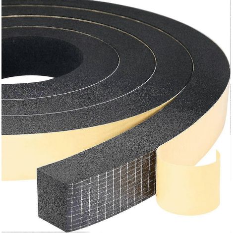 Joint en mousse 2024, 2 rouleaux, 25 mm (l) x 20 mm (h) x 4 m (l), étanche, antichoc, anti-collision, pour meubles (1/4)