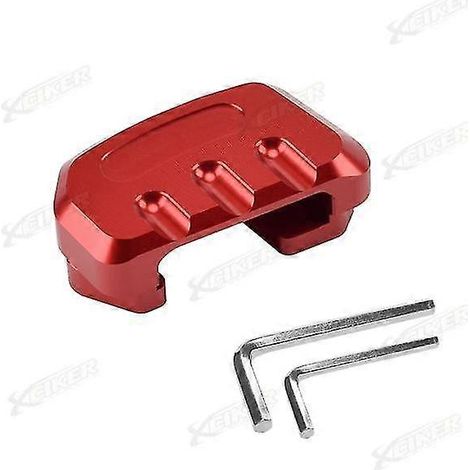 Mittelständer-Verlängerungsplatte aus CNC-gefrästem, eloxiertem Aluminium für Honda PCX 160/150/125 – Rot