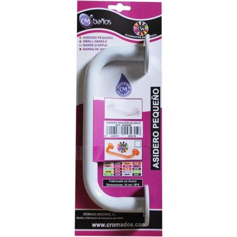 FPLUS asidero bañera peq.blanc.var2053b 250mm. , ASIDERO BAÑERA blanco