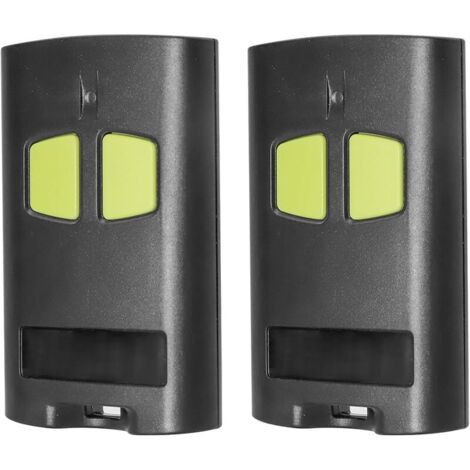Pair 2 Pièces de Rechange Telecommande Portail TO.GO 2VA, 2 Canaux, 433.92 MHz, Compatible avec RSC2-433, TO.GO 2VA, TO.GO 4VA, Transmission à 128 et 68 bits (1/5)