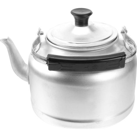 Bouilloire en aluminium - 2 l - Bouilloire à induction - Avec poignée - Pour cuisine, cuisinière à gaz, pique-nique, style vintage (1/5)