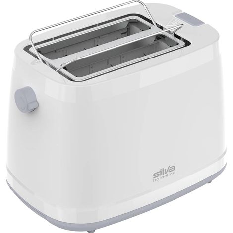 Silva Homeline TA 2302 Tostapane Con griglia scaldabriosche Bianco (1/4)