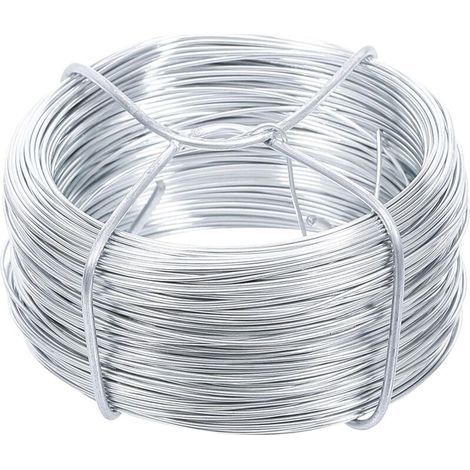 Galvanized wire - primary color, steel fasteners. Length 40 m. Iron core 1.6 mm. (1/3)