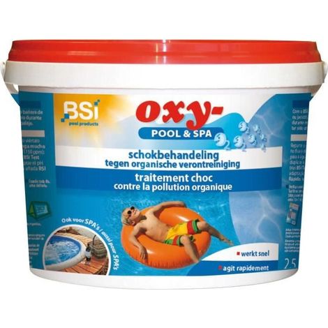 BSi schwimmbadreiniger Oxy-pool & spa 2,5 kg blau
