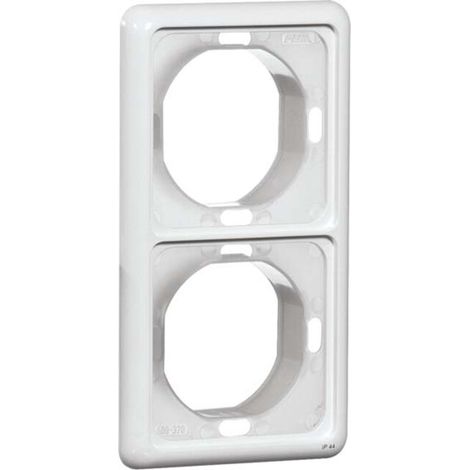 Peha Rahmen 2-fach ws waage/senkrecht D 80.672 WU W