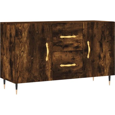 Credenza buffet cassettiera mobile contenitore organizer cucina soggiorno soggiorno 100 x 36 x 60 cm derivati del legno marrone 020030839