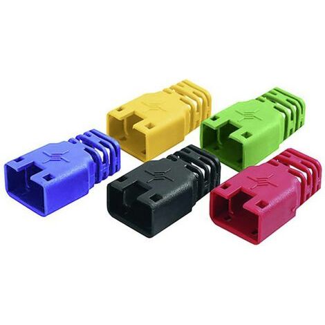 Passe-câble anti-pliage, Ø de câble 6 mm Telegärtner 100001166 RJ45 Protection anti-pliure noir 1 pc(s) S379331 (1/3)