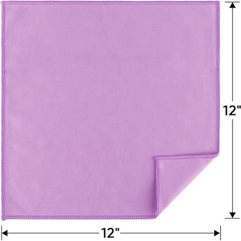 Chiffon Microfibre - Nettoyage Vitres - 30,5 x 30,5 cm - Non Pelucheux - Lavable En Machine - 12 Pièces (1/5)