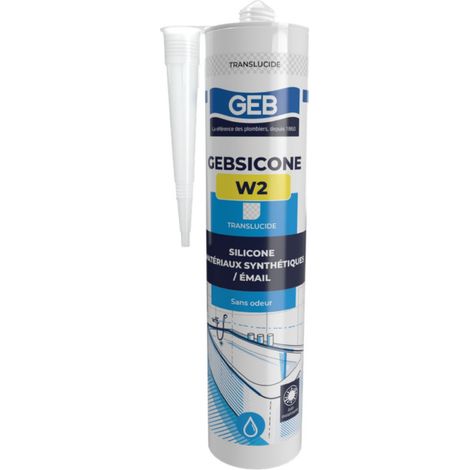 Mastic silicone Gebsicone W2 TRASPARENTE (1/5)