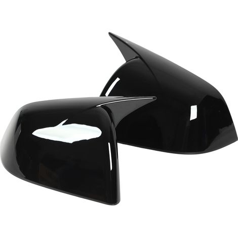 Coques de rétroviseurs extérieurs brillantes pour Tesla Model Y 2020-2023, noir (1/5)