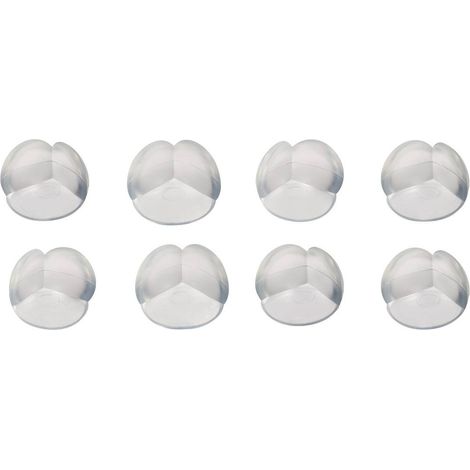 Lot de 8 protège-angles silicone transparent - 5five (1/2)